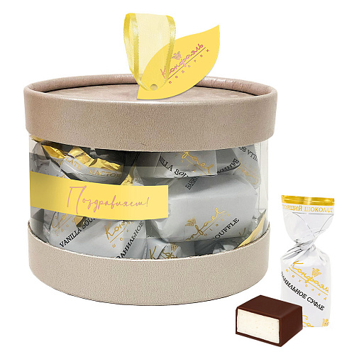 Набор ванильного суфле в горьком шоколаде 80г