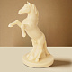 "Конь на дыбах" скульптура малая белый шоколад 