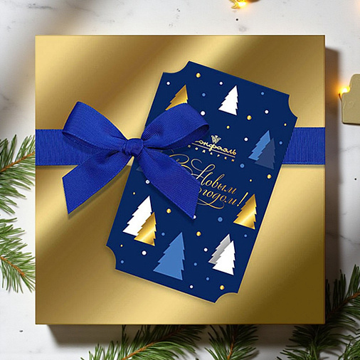 Новогодний набор шоколадных конфет ассорти 170г