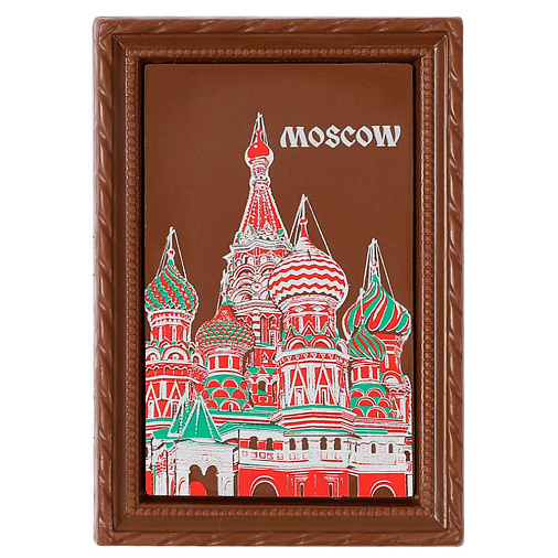 "Виды Москвы.Собор" открытка шоколад молочный 