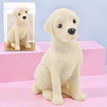 "Лабрадор" скульптура белый шоколад
