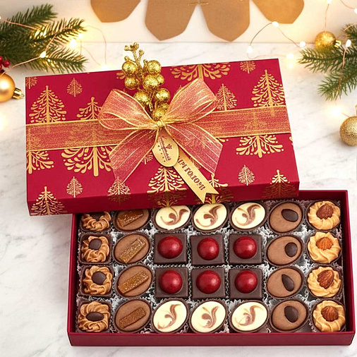 Новогодний набор конфет ручной работы 310г