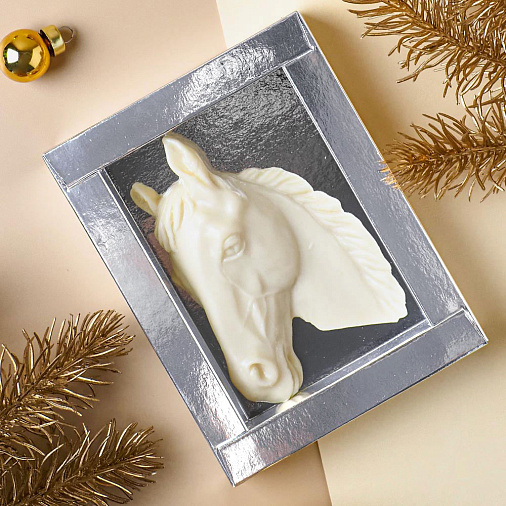 "Лошадь" барельеф шоколад белый 60г