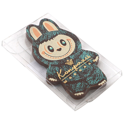 "Лабубушка" шоколад молочный 18г (голубой декор)