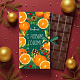 Новогодний набор: конфеты шоколадные, печенье,пряник, чай 675г в термопакете