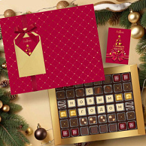 Новогодний набор шоколадных конфет 420г