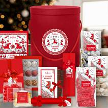"Новогодняя коробка"  набор: шоколад, мармелад, драже, конфеты 990г