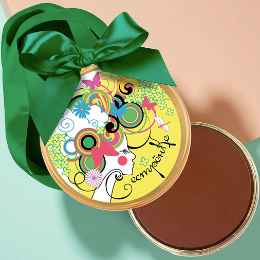 "Сестренке" медаль молочный шоколад