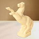 "Конь на дыбах" скульптура средняя шоколад белый 
