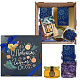 Новогодний набор: сухофрукты, двуслойные  конфеты мармелад + суфле, драже, мед 500г