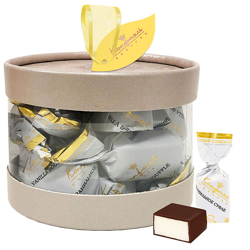 Набор ванильного суфле в горьком шоколаде 