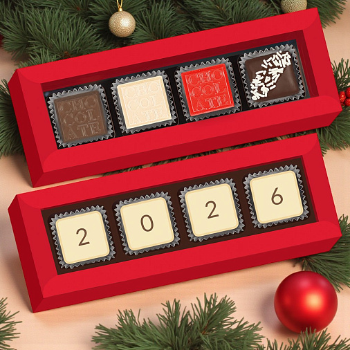 Новогодний набор шоколадных конфет 75г