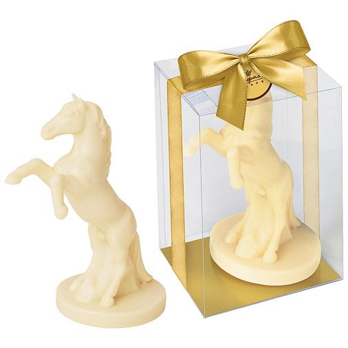 "Конь на дыбах" скульптура белый шоколад 180г