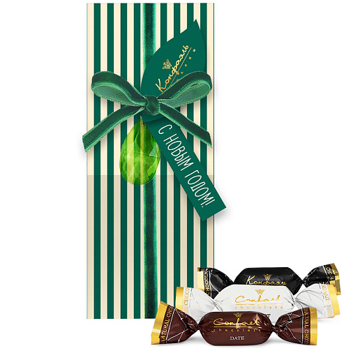 Новогодний набор сухофруктов в шоколаде 195г