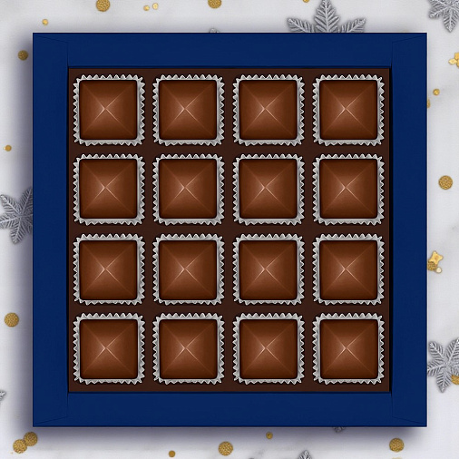 Новогодний набор шоколадных конфет ассорти 170г