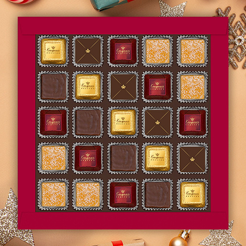 Новогодний набор шоколадных конфет 225г