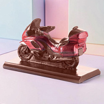 "Мотоцикл" скульптура молочный шоколад