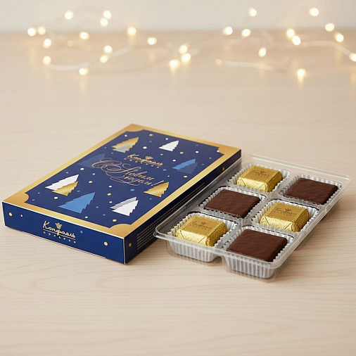 "С Новым годом" набор шоколадных конфет 45г