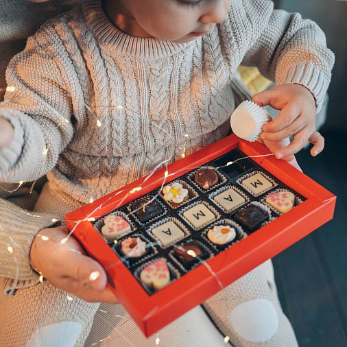 "Мама" набор конфет ручной работы 150г