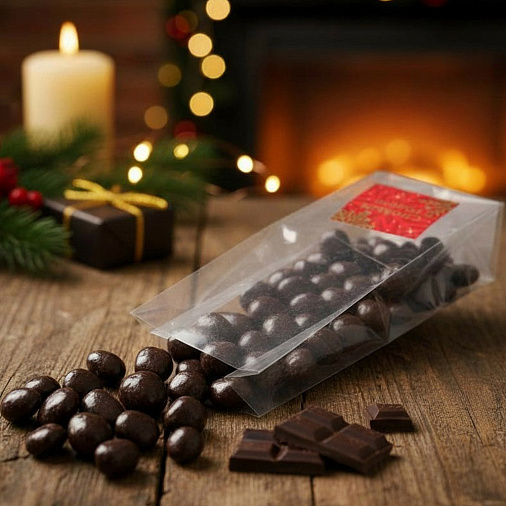 «Любимый вкус» драже гречишные шарики в горьком шоколаде 75г