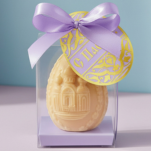 Пасхальное яйцо белый шоколад
