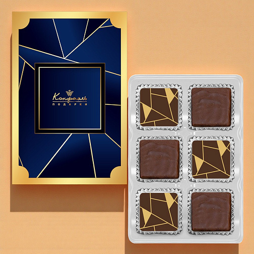 Набор шоколадных конфет (мужская синяя коллекция)