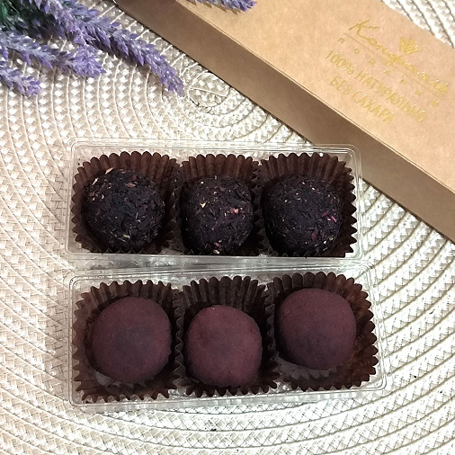 Финиковый трюфель (гибискус и арония)