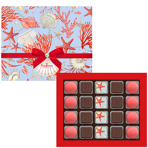 Набор конфет: мармелад, шоколадные конфеты 200г