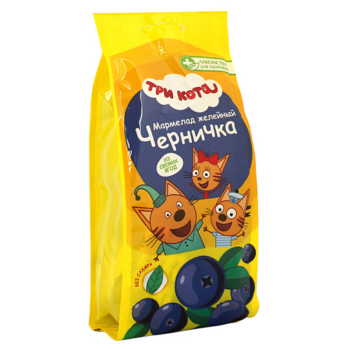 "Три кота" детский мармелад черника 