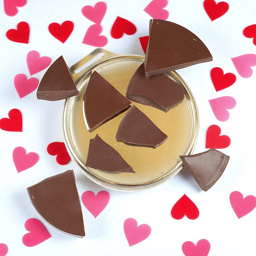 "С Днём свадьбы" медаль молочный шоколад 70г