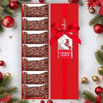 Новогодний набор двуслойных конфет мармелад + суфле в горьком шоколаде 105г