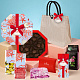 Подарочная сумка-шоппер: мармелад, шоколадные конфеты ассорти, чай