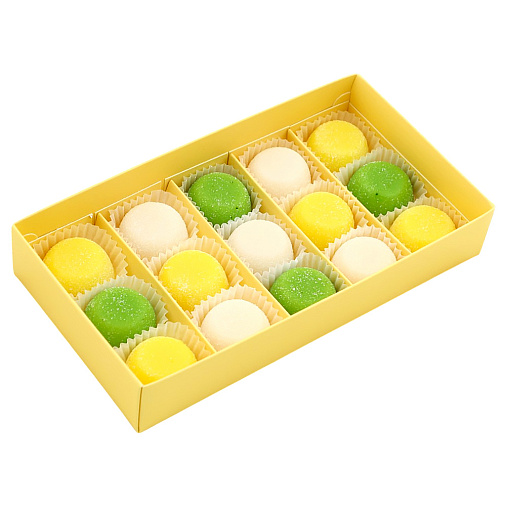 Набор мармелада со вкусами «Сливочная намелака», «Зеленая дыня», «Банан»