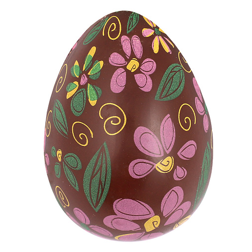 "Цветы" яйцо молочный шоколад