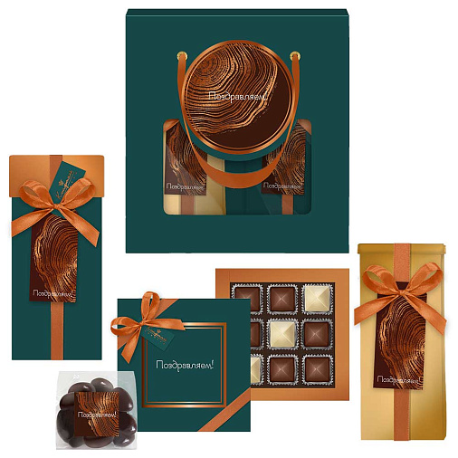 Подарочный набор: конфеты ассорти, сухофрукты, драже, кофе 500г