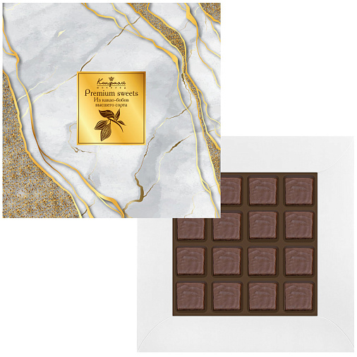 Набор суфле ванильного, кофейного и шоколадного в горьком шоколаде 95г