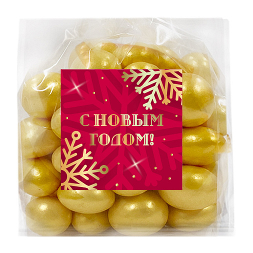 Новогодний домик с конфетами: цукаты, драже, чай 275г