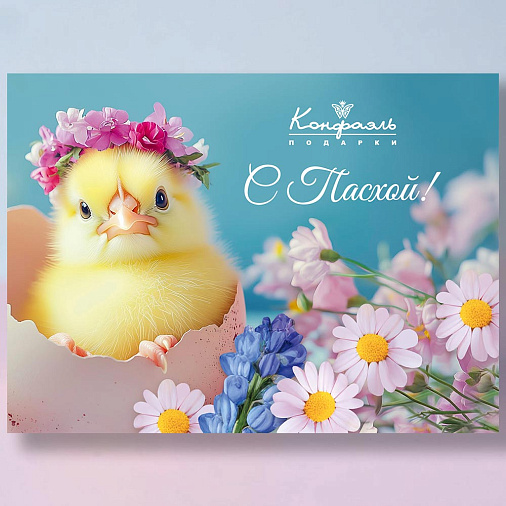"С Пасхой" набор конфет ручной работы