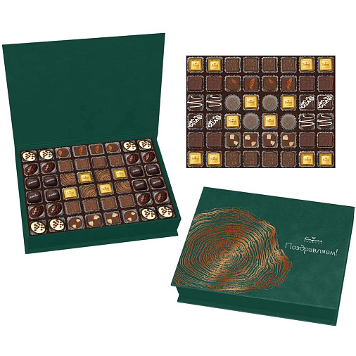 Роскошное собрание конфет ручной работы (зеленое)