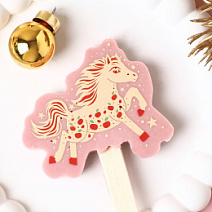 "Символ года 2026" шоколад клубничный на палочке 14г