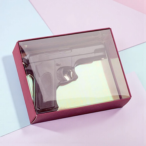 Пистолет шоколад молочный фигурный