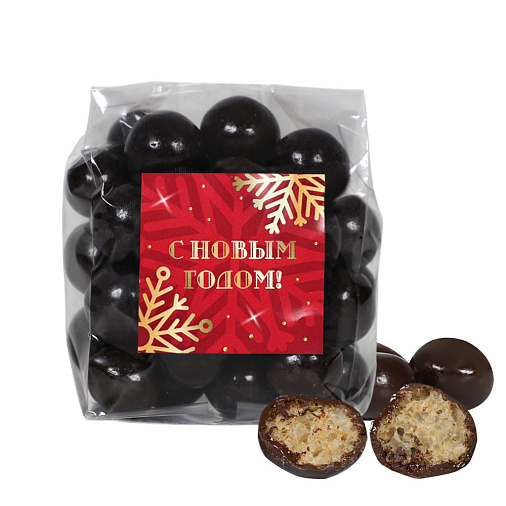 «Любимый вкус» драже гречишные шарики в горьком шоколаде 75г