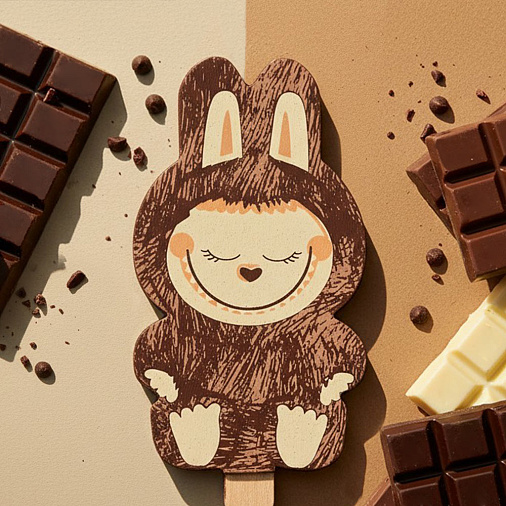 "Лабубушка" шоколад молочный на палочке 19г