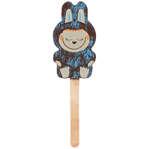 "Лабубушка" шоколад молочный на палочке (голубой декор)19г