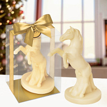 "Конь на дыбах" скульптура белый шоколад 180г