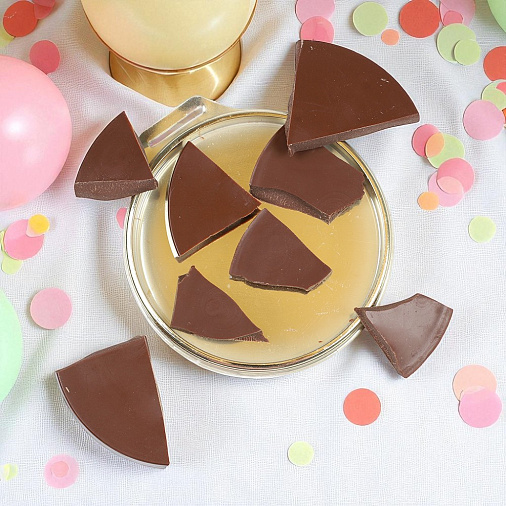 "С Днём рождения" медаль молочный шоколад 70г