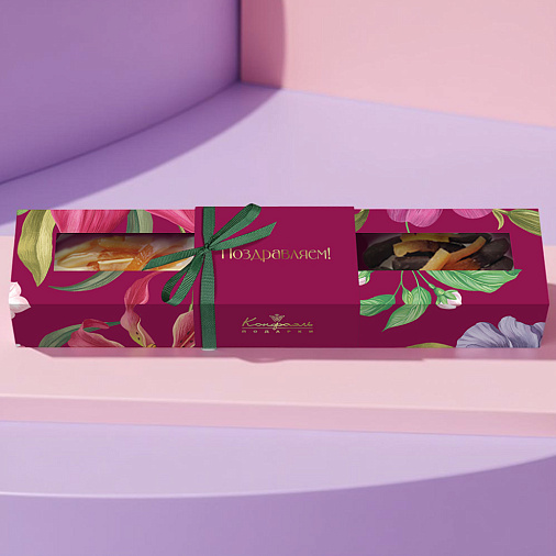 Набор цукатов апельсиновые корочки в молочном и белом шоколаде 80г