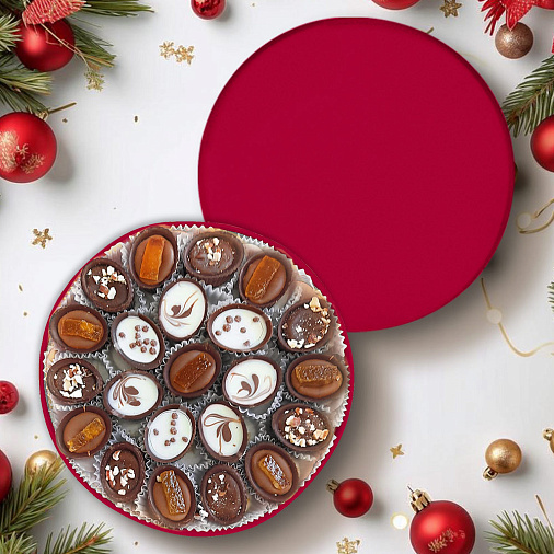 Новогодний набор конфет ручной работы 220г