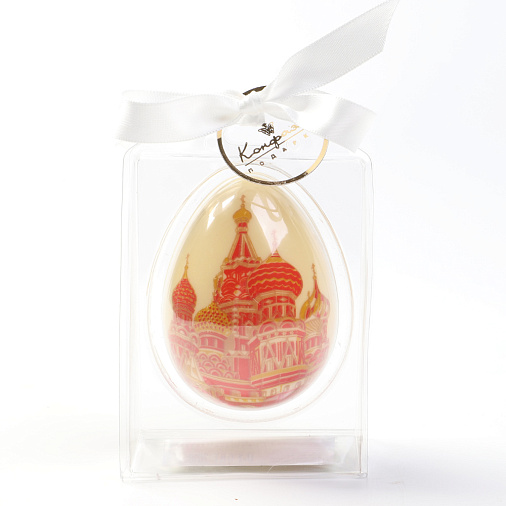 "Собор Василия Блаженного" яйцо белый шоколад