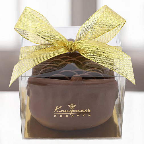 "Кошелек с деньгами" скульптура молочный шоколад 460г